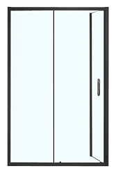 AZ-ND1131-L MILTON Душевое ограждение 1200*800*2000, БЕЗ ПОДДОНА, открывание налево стекло прозр. 6 