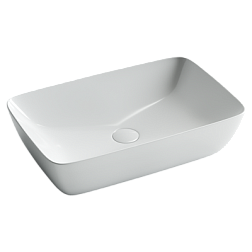 Умывальник чаша накладная прямоугольная 590*400*145мм