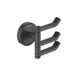 AQ4632MB БЕТТА крючок тройной, матовый черный