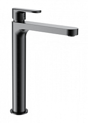 Смеситель для раковины высокий WONZON & WOGHAND, Темный графит (WW-H1034-BGG)