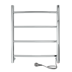 Полотенцесушитель Arc б/п (electro) 50/40 (скр.монтаж, унив.подкл.R/L, Полиров.) INDIGO