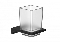 Стакан для зубных щеток с держателем WONZON & WOGHAND, Черный (WW-9121-BL)