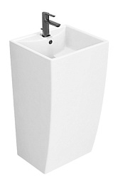 COMELLA Раковина напольная отдельностоящая прямоугольная белая. Размер 480х420х830 мм