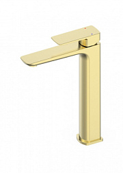 Смеситель для раковины высокий WONZON & WOGHAND, Брашированное золото (WW-88239003-BG)