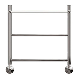 Полотенцесушитель водяной Point Афина PN04155P П2 500x500 с полкой, хром