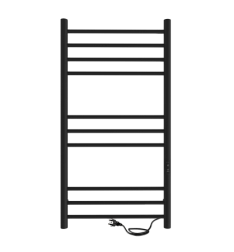 Полотенцесушитель Line Trinity (electro) 100/50 (таймер, скр.монтаж, унив.подкл.R/L, Черный муар) IN