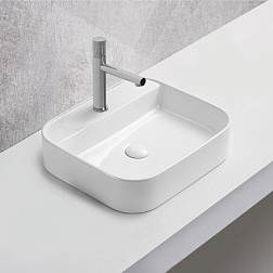 Раковина керамическая Vincea VBS-50550, 500*400*110, накладная, цвет белый, , шт