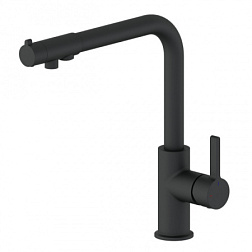 Смеситель для кухни c подключением фильтра WONZON & WOGHAND, Черный матовый (WW-88458008-MB)