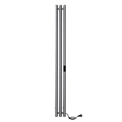 Полотенцесушитель Style 3 (electro) 120/13 (скр.монтаж, унив.подкл.R/L, Graphite Metallic) INDIGO