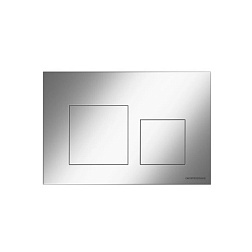 Кнопка смыва Balance, клавиши Square, цвет хром матовый, арт. CN12-002M