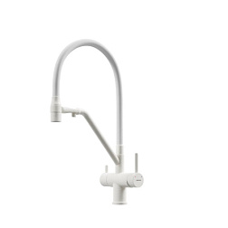 Смеситель для кухни SANCOS Dora с гибким изливом и возможностью подключения фильтра для воды, цвет м