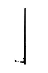 Полотенцесушитель Style PRO (electro) 120/3 (скр.монтаж, унив.подкл.R/L, Черный муар) INDIGO