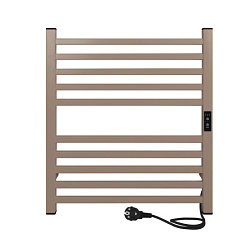 Полотенцесушитель Attic (electro) 60/50 (таймер, скр.монтаж, унив.подкл.R/L, Aurum Beige) INDIGO