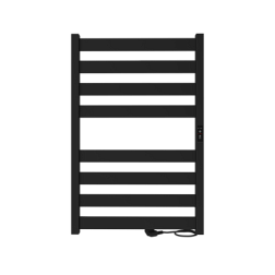 Полотенцесушитель Oktava Slim 5 (electro) 80/50 (таймер, скр.монтаж, унив.подкл.R/L, Черный муар) IN