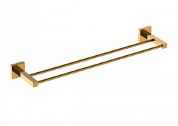 Полотенцедержатель двойной WONZON & WOGHAND, Темное золото (WW-8911-DG)