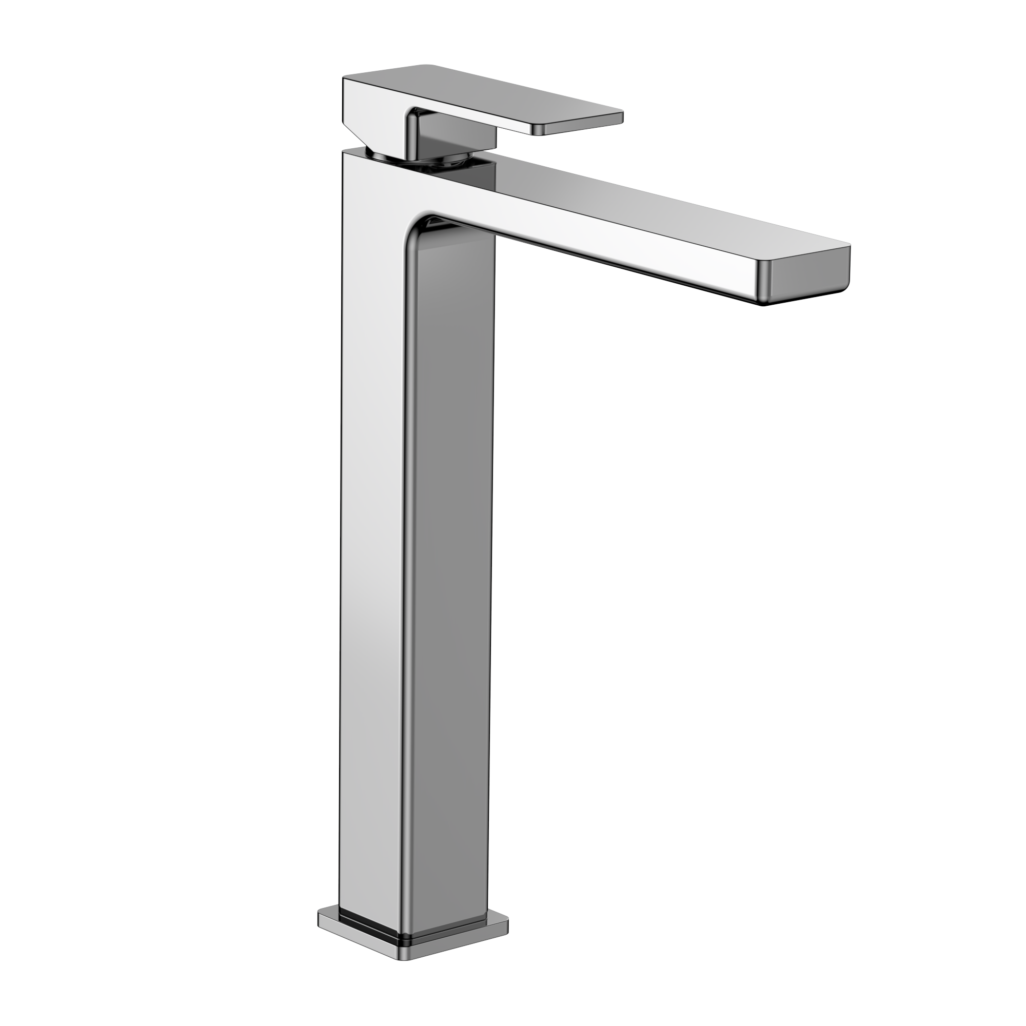 AQM6814CR Savona Смеситель для свободностоящей раковины 250мм, гладкий, подводка ½, хром