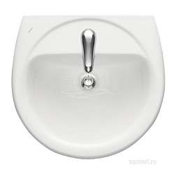 Умывальник Соната с переливом белый