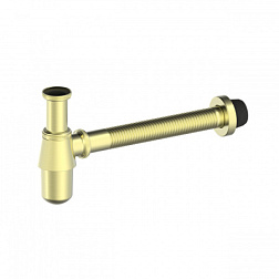 Сифон для раковины WONZON & WOGHAND, Брашированное золото (WW-88SS102-BG)