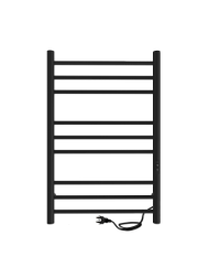 Полотенцесушитель Line Trinity (electro) 80/50 (таймер, скр.монтаж, унив.подкл.R/L, Черный муар) IND