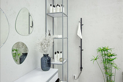 Полотенцесушитель электрический Vincea VTD-1DGE 15х140, графит, таймер, , шт