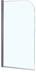 Шторка для ванны Loranto SUNWAY 65х120 цвет профиля хром (CS-F01 120*65)