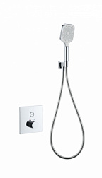 Смеситель для душа с термостатом встраиваемый WONZON & WOGHAND, Хром (WW-D1017-B-CR)
