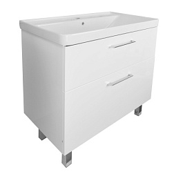 Комплект Тумба Ника 80 Н (800*640*470) с раковиной Monte 80