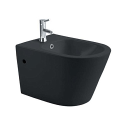 AQ1057-MB ВЕГА Биде подвесное 530*360*330, цвет черный матовый