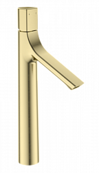 Смеситель для раковины высокий WONZON & WOGHAND, Брашированное золото (WW-H1011-BG)