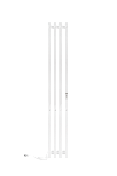 Полотенцесушитель Style 4 PRO (electro) 120/18 (таймер, скр.монтаж, унив.подкл.R/L, Белый матовый) I