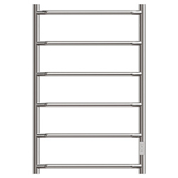 Полотенцесушитель электрический Point Виктория PN06848 П6 400x800 диммер справа, хром