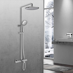 Душевая стойка Desire VSFS-1D1TCH термостатическая с изливом, 25см верх душ, хром, , шт