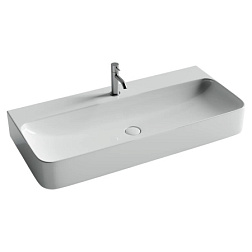 Умывальник AURA с 1 отверстием для смесителя, без перелива 1020*476*140мм