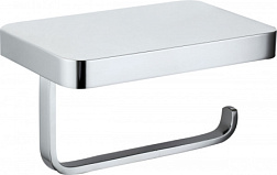 Держатель для туалетной бумаги с полкой WONZON & WOGHAND, Хром (WW-9736)