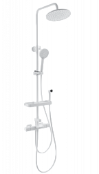 Душевая система с термостатом WONZON & WOGHAND, Белый матовый (WW-C3017-A1-MW)
