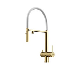 Смеситель для кухни SANCOS Imola с гибким изливом и возможностью подключения фильтра для воды, цвет 