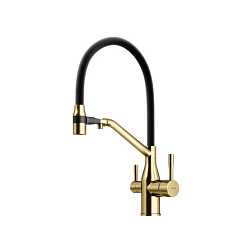 Смеситель для кухни SANCOS Orta с гибким изливом и возможностью подключения фильтра для воды, цвет б