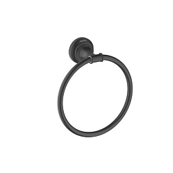 AQ4512MB КЛАССИК полотенцедержатель кольцо, матовый черный