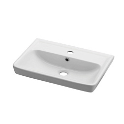 МИНИ, 50 см, мебельный умывальник, керамический