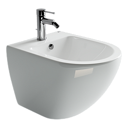 Подвесное биде Metropol, 1 отверстие под смеситель, с крепежом для полностью скрытого монтажа, цвет 