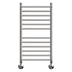 Полотенцесушитель водяной Point Аврора премиум PN10158SP П11 500x800 с полкой, хром