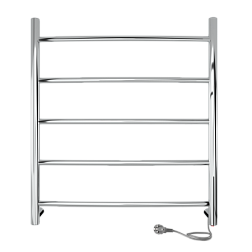 Полотенцесушитель Arc б/п (electro) 60/50 (скр.монтаж, унив.подкл.R/L, Полиров.) INDIGO