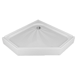 Поддон Alex Baitler AB9017V-1 пятиугольный в сборе (900x900x170)