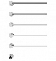 Полотенцесушитель электрический встраиваемый WONZON & WOGHAND, Брашированный никель (WW-AL315-BR)