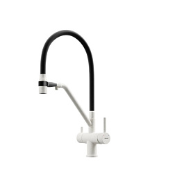 Смеситель для кухни SANCOS Dora с гибким изливом и возможностью подключения фильтра для воды, цвет б