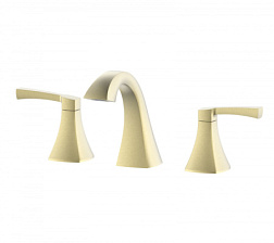 Смеситель для раковины на 3 отверстия Wonzon & Woghand, Брашированное золото (WW-88083095-BG)