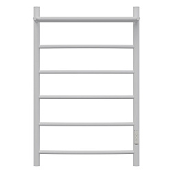 Полотенцесушитель электрический Point Афина PN04858PW П5 500x800 с полкой, диммер справа, белый