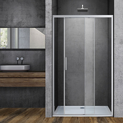 Душевая дверь Soft VDS-3SO130CL, 1300, хром, стекло прозрачное, , шт