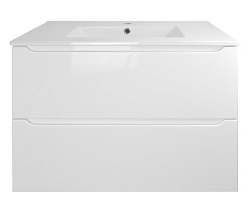 Комплект Тумба Арфа 80/2 (810х550х470) подвесная с раковиной LEONE без подсветки (CS00071933)