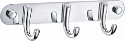 Вешалка с 3 крючками для ванной WONZON & WOGHAND, Хром (WW-9384-3)